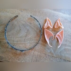 Costume Fairy Or Elvish Tiara Crown And Ears